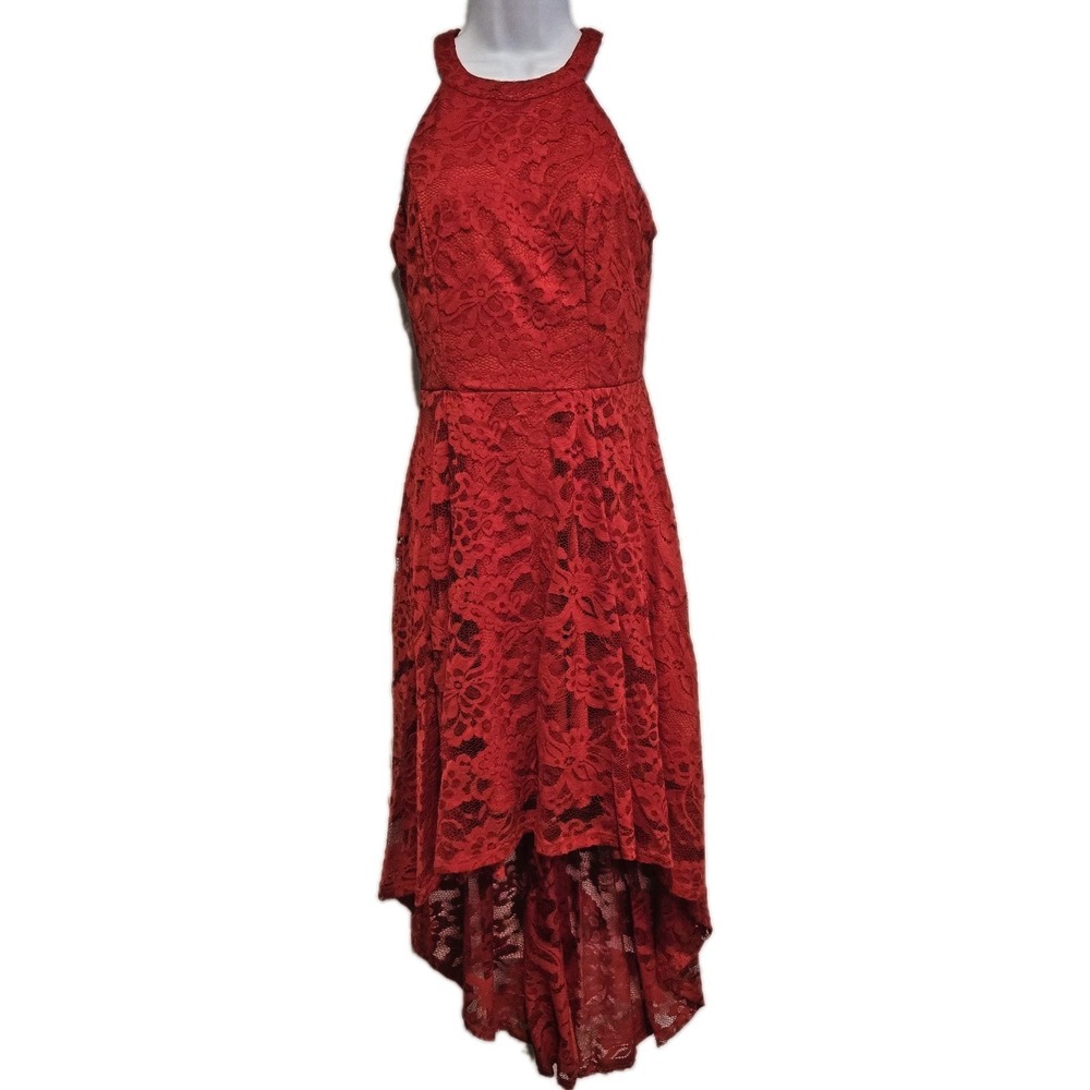 Dressystar Women's  Floral Lace Cocktail Party‎ Dress Sleeveless back Zip Medium